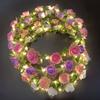 Bryllupsfest Glødkrone Blomsterpannebånd Girlander LED-lyskrans for kvinner Jente Lysende Hårbånd Hodepryd Hårtilbehør