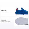 Li Ning Weiche Sportbequeme Rutschfeste Verschleißfeste Low-Top Kinder Skateschuhe Kinder Sneaker Kristallblau YKNR148-3