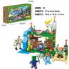 Minecraft Building Blocks Cave Base Set with Lift Mechanism, Village House Toy for Boys