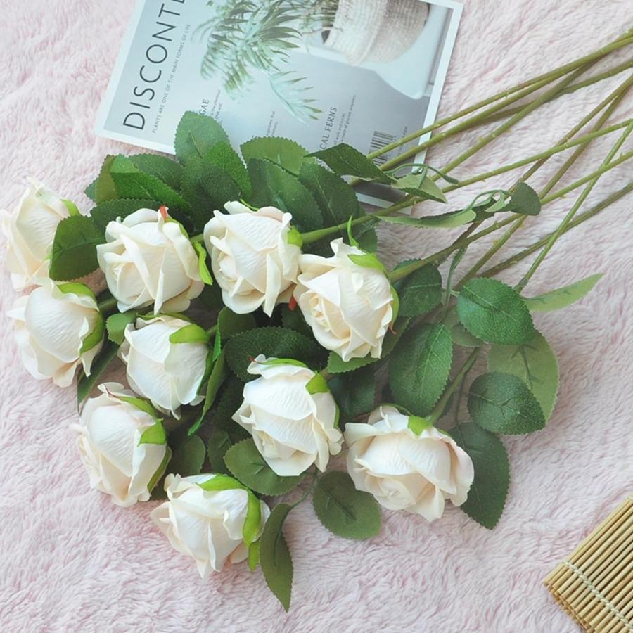 Artificial Flowers Fake Rose Bouquet Vases Home Room Decoration Accessories Wedding Plants Bridal Clearance Floristics Diy Gift