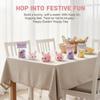 Kids' Easter Basket Stuffers Craft Kit with Cute Stuffed Bunnies