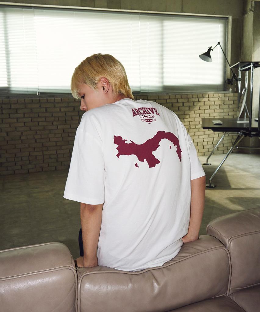 TRAVEL Archive Pigment Short Sleeve T-Shirt Cream