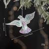 Acrylic Reindeer Ornament for Xmas Tree Crystal Dancing Hanging Figurine Decor Deer Ornament for Home Xmas Tree Party Supply