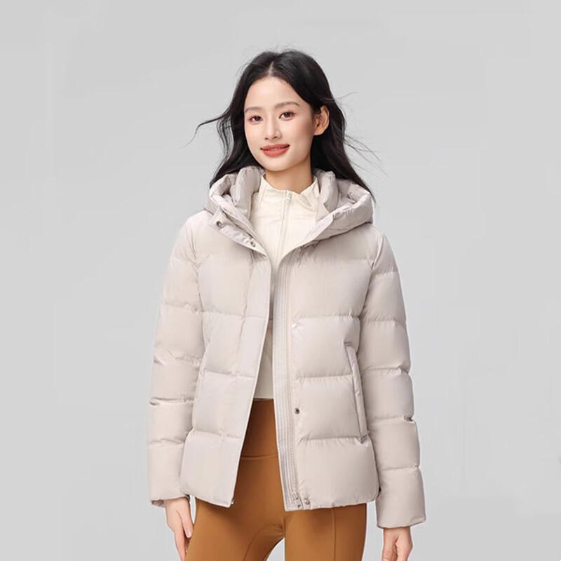 XueZhongFei Short Hooded Down Jacket