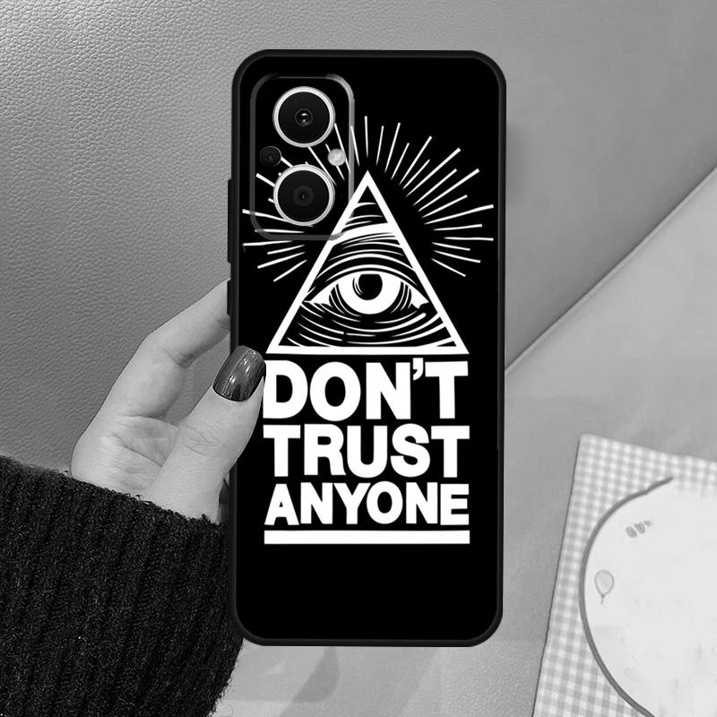 Illuminati Eye Occult Pyramid Funda For OPPO Reno 11 12 13 14 Pro 11F 12F 13F 14F 7 8 Lite OPPO Find X9 X6 X5 X8 Pro Case