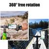 Motorcycle Phone Mount with 360 Degree Rotation Secure Auto Shrink Grip Easy Installation Attachment for Navigation Rack