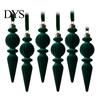 Decorative Hanging Pieces for Windows 6Pcs Christmas Flocked Pendant with Lanyard, Creative Tree Hanging, Lightweight Matte Suede Ornaments