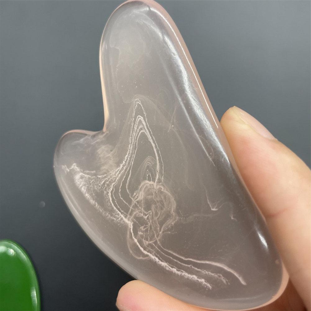 Heart Shape SPA Massage Beeswax Gua sha Scraping Massage Scraper Face Body Massager Acupuncture Guasha Board Massager