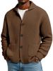 Giacca da Uomo con Revers Europea & Americana - Autunno/Inverno Maglia a Nido d'Ape Camicia Casual alla Moda