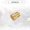 Motoforti Universal Motorcycle Carburetor Jets Main Jets Nozzles 100 105 108 110 115 120 125 130 135 140 Durable Metal Gold Tone Pack of 10