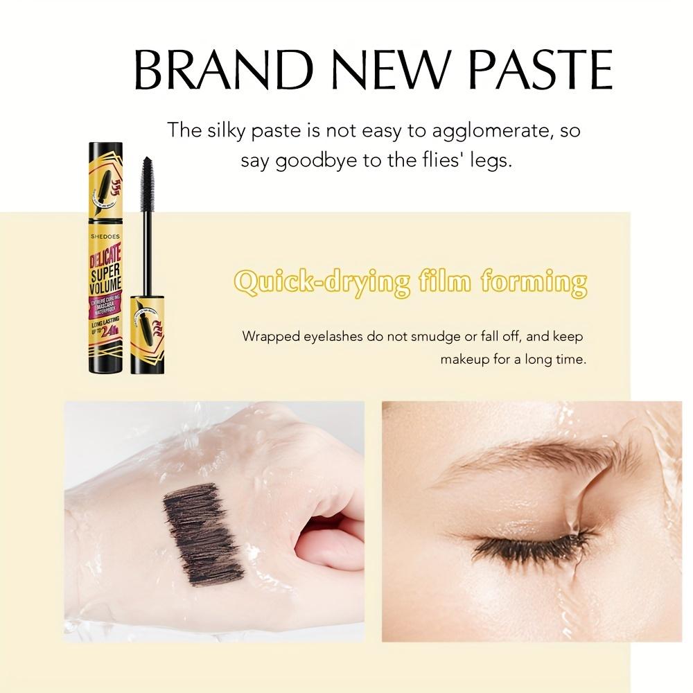 Waterproof 8D Fiber Mascara - Long, Volumizing Black Eyelashes Mascara  Eye Makeup