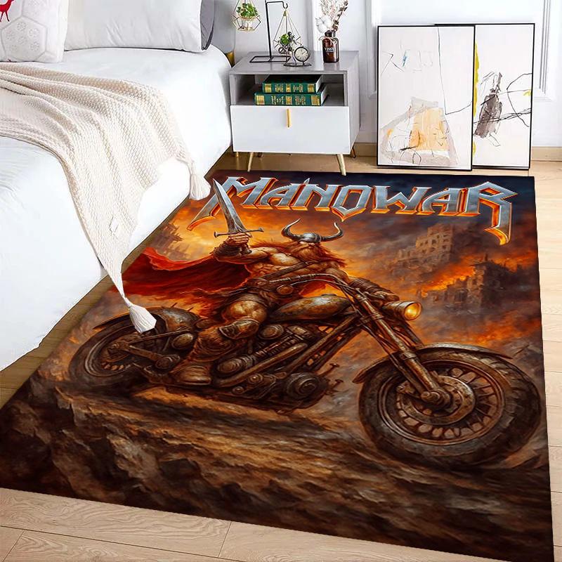 Manowar: Blood Kings carpet Doormat Living room and bedroom mats Dormitory decoration Bathroom mat Office chair cushion