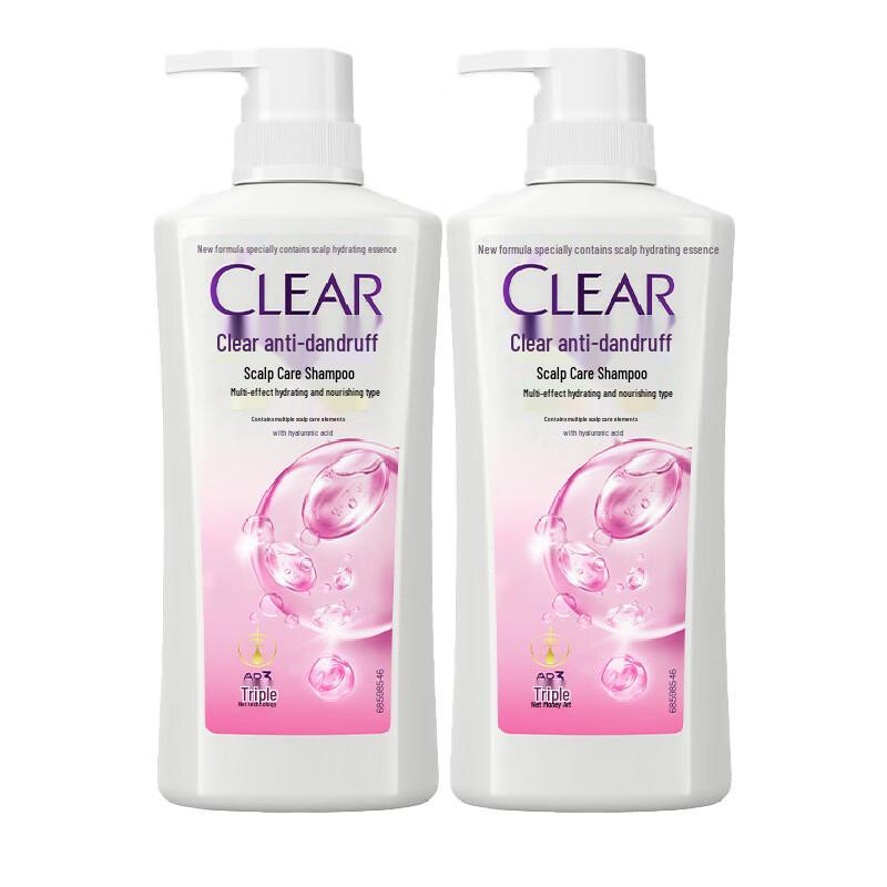 

Clear Anti-Dandruff Multi-Effect Hydrating Shampoo 2x450g