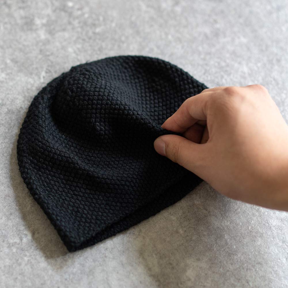 Nakota Premium Cotton Seamless Islamic Short Knit Hat for Large Sizes Deep Made in Size Black Hat, Beanie, Men, Available, Opaque, Fit, 100% Cotton,