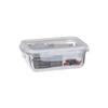 ZISIZ Divided Rectangular Plastic Food Container