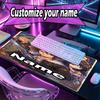 Custom Name Personalized Final Fantasy Pattern Mousepad, Laptop PC Desk Mat, Decorative Desk Mat for Home Keyboard Pad Gift