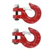 2PCS RC Tow Hook RC Simulation Climbing Car Zinc Alloy Tow Hook for 1:10 Axial SCX10 for Traxxas D90 for Redcat