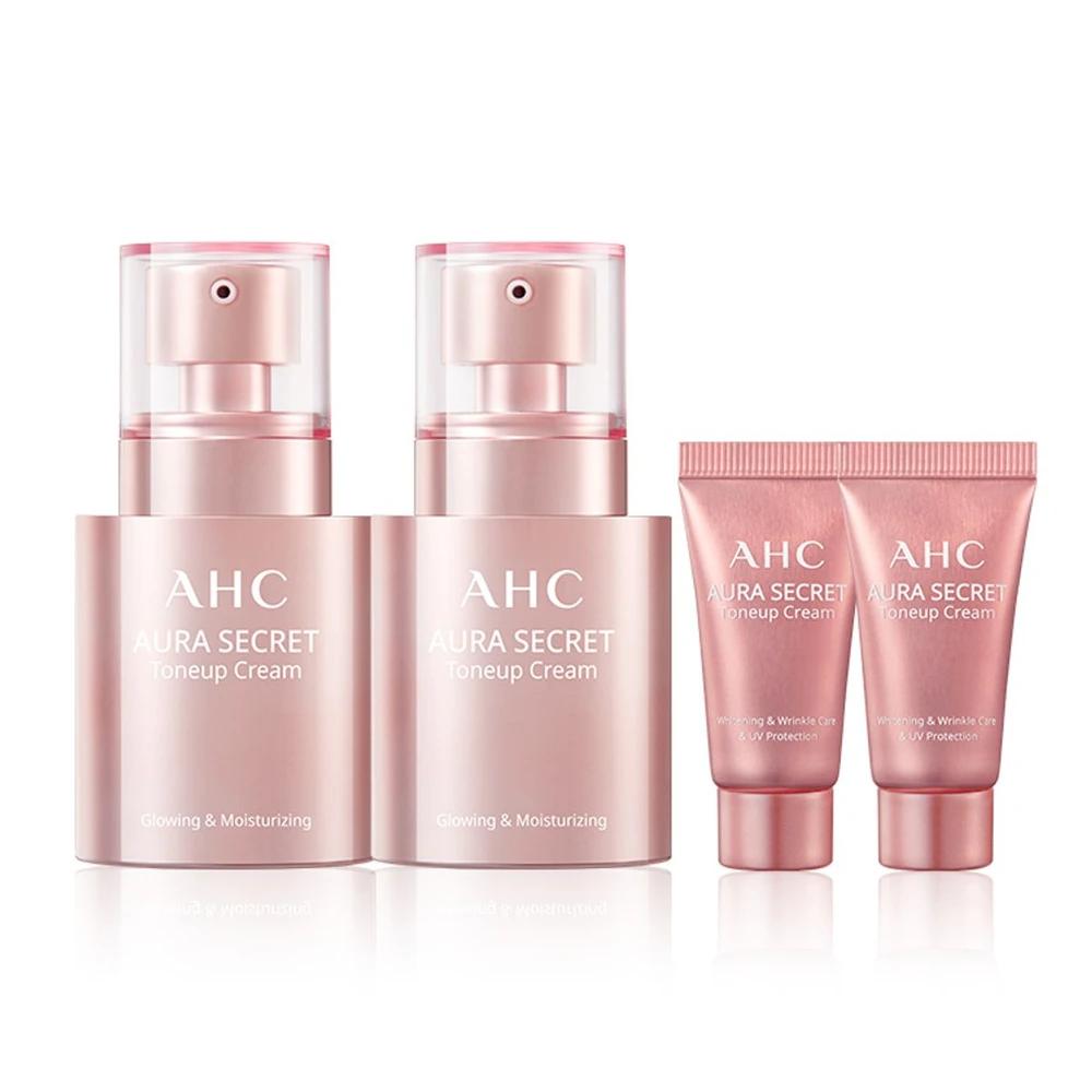 AHC Aura Secret Tone-Up Cream 30g*2 + 10g*2 E4_029) Tone-up Cream 30g 2 pcs + 10g 2 pcs
