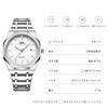Men's Quartz Business Watch with Luminous Hands, Calendar, DayDate Display, Round Octagonal Bezel, 40mm Diameter, Stainless Steel, Made In Japan