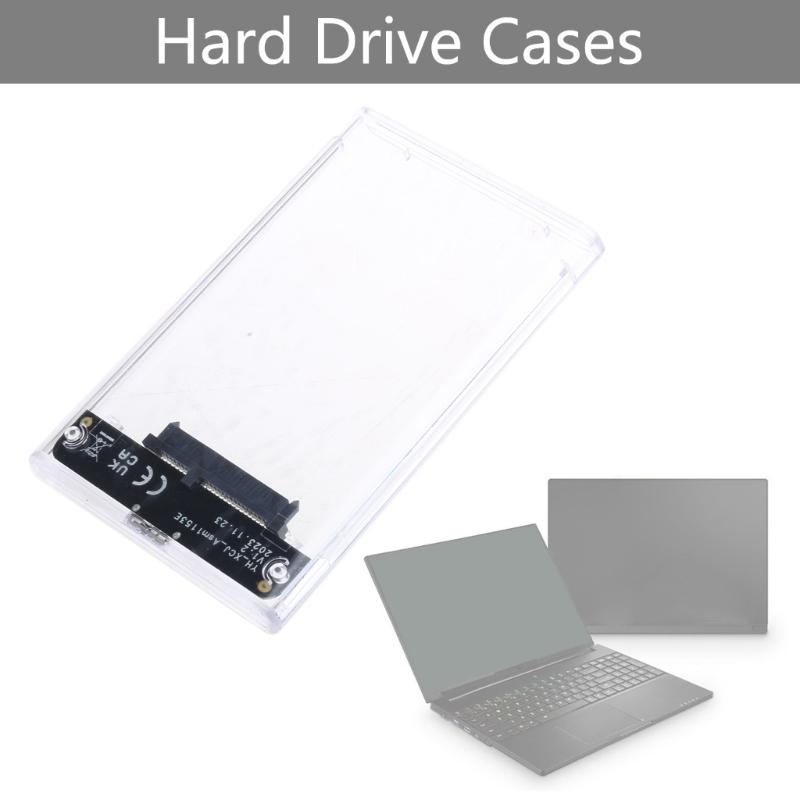 2.5inch Hard Drive Enclosure USB3.0 to SATA3.0 Adapters Supports SSD & HDD 9.5mm 7mm Externals Hard Drive Enclosure