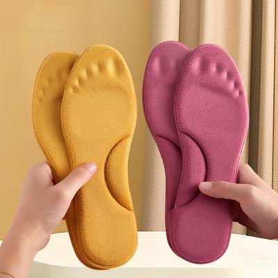 Soft Texture Feet Warming Insoles Useful Keep Warm No Odor Shoe Inserts Heated