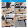 High Carbon Steel Manual Metal Rod Bender For U Shape Right Angle Bending Smooth Operation Low Noise DIYer Craft Tool