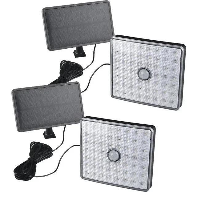 

Солнечный свет, наружный водонепроницаемый с датчиком движения, прожектор, функции дистанционного управления для патио, гаража, двора