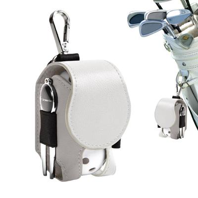 Golfball-Hüfttasche aus PU-Leder, tragbare Hüfttasche, Golf-Tee-Aufbewahrungstasche, Golfball-Aufbewahrungstasche für Golfer