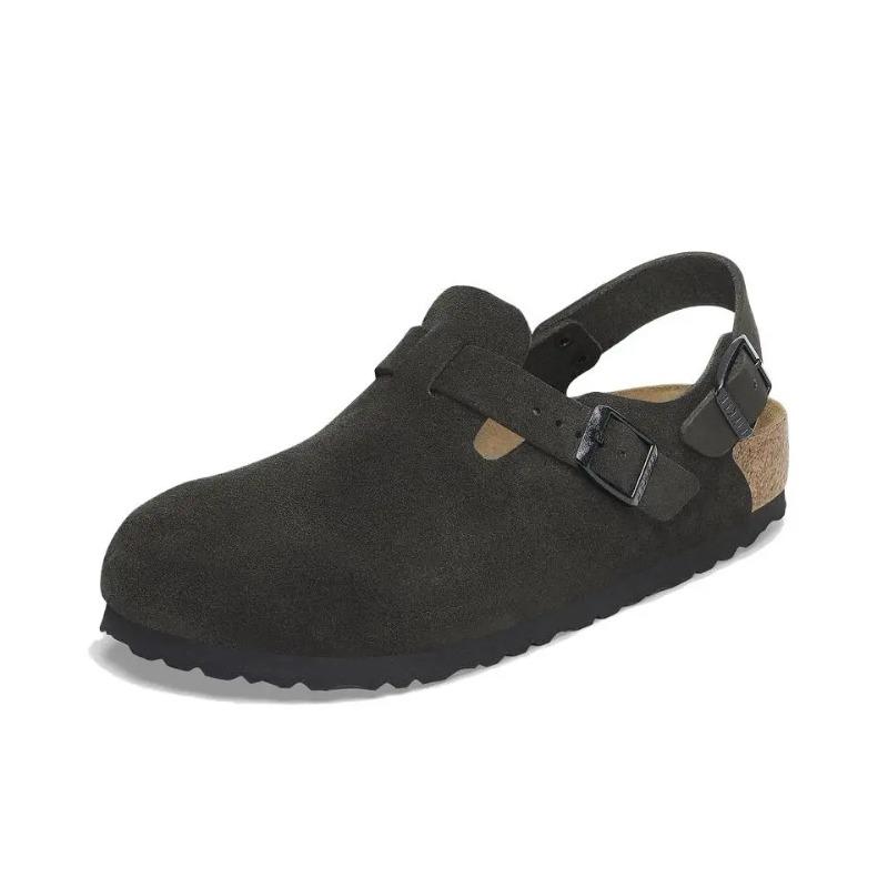 Birkenstock Tokio Унисекс Комфортные Повседневные Универсальные Закрытые Клоги Черные Стандартный Широкий Посадка 1028337 43