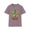Unisex Softstyle T-Shirt Pickle Angel Funny Christmas Holiday Halo