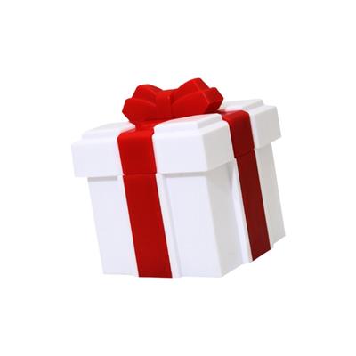 Reusable Heart Bowknot Decorative Gift Box Plastic Storage For Christmas Birthdays Parties Home Decoration Accessories