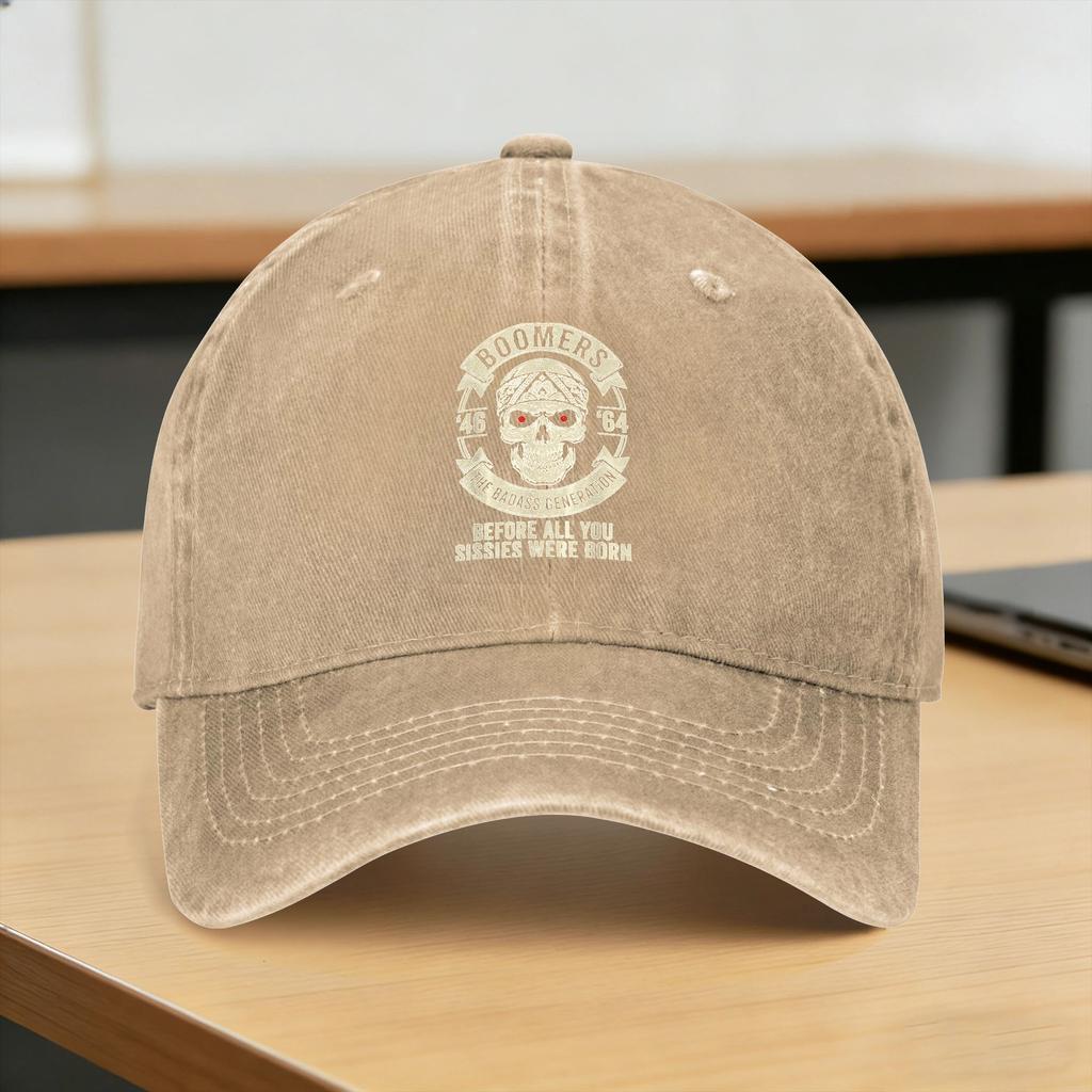 Boomer Generation Badass Before All You Sissies Were Born Casual Baseball Cap  Outdoor Sports Trucker Hat Summer Sun-Proof  Cap