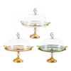 Cake Stand with Dustproof Lid Elegant Pastry Display Tray for Bakery Birthday and Christmas Celebration