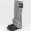 2025 New Winter Snow Boots Gray Fur Zipper Sleeve Shark Boots Platform Heightening Women Mixed Color Knee-High Boots