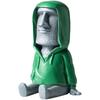 Smartphone Pen Pencil Fun and Unique Stationery Gray [Myth Square] Moai-shaped Stand/pen Holder, Stand, Holder, Item, Green,