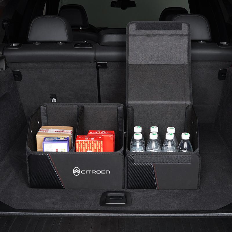 Car Folding Car Trunk Organizer Box Storage Bag Tools Tidying For Citroen C6 C4 C1 2CV VTS DS3 DS4 DS5 RD3 Cross Berlingo Xsara VG3