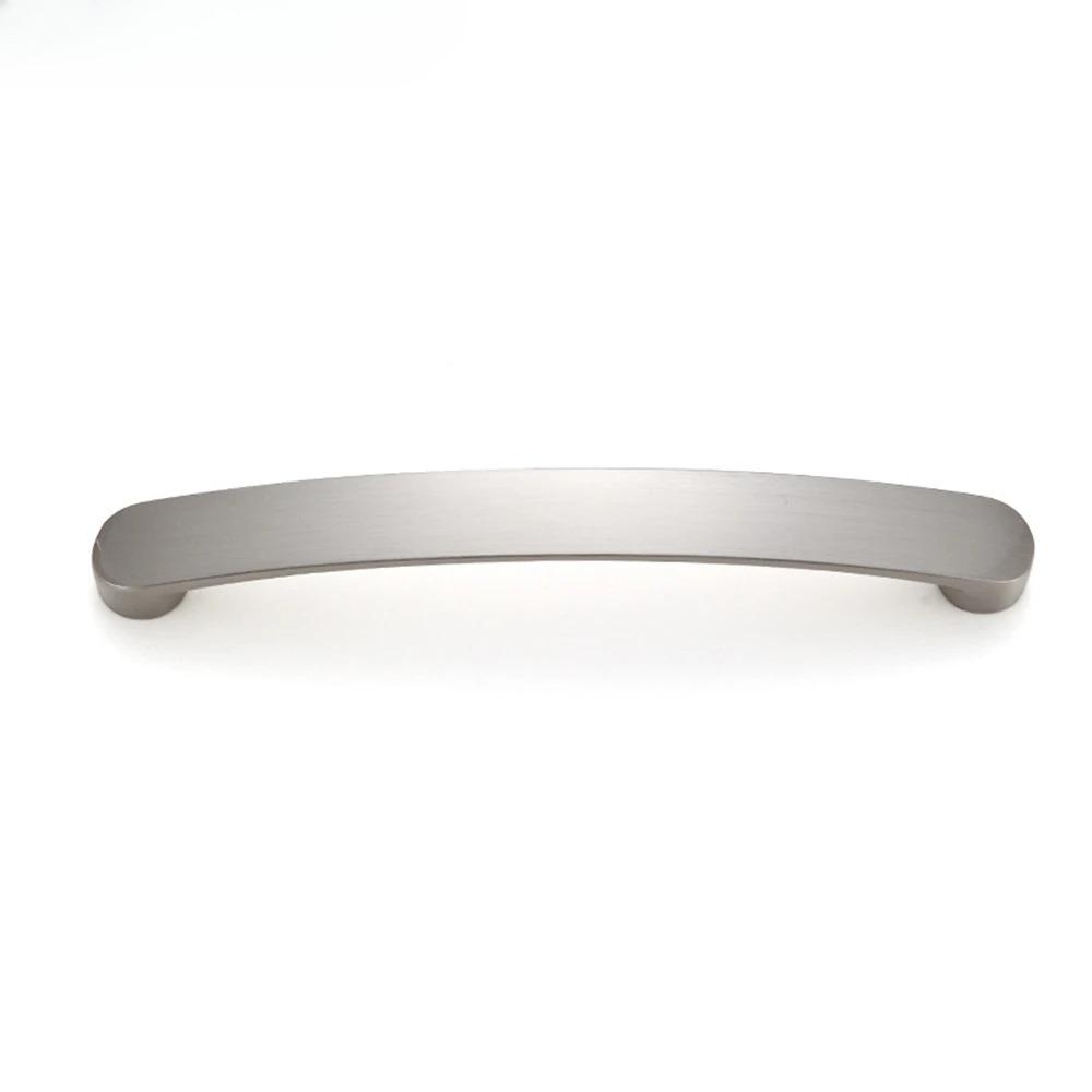 Bright Chrome Furniture Cabinet Handle Modern Minimalist Kitchen Door Knob Brushed Drawer Wardrobe Door Pull Hardware Dress Knob
