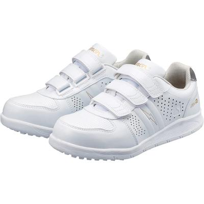 Simon NS618 Safety Work JSAA Professional and Size 3E Shoes, Certified, Sneakers, Anti-Static, Slip-Resistant, Shock-Absorbing, Antibacterial,