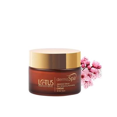Lotus Professional dermoSpa JAPANISCHE SAKURA HAUTAUFHELLENDE ILLUMINIERENDE CREME MIT SPF 20 | Nährend | Gleichmäßiger Hautton | Aufhellend | 50g