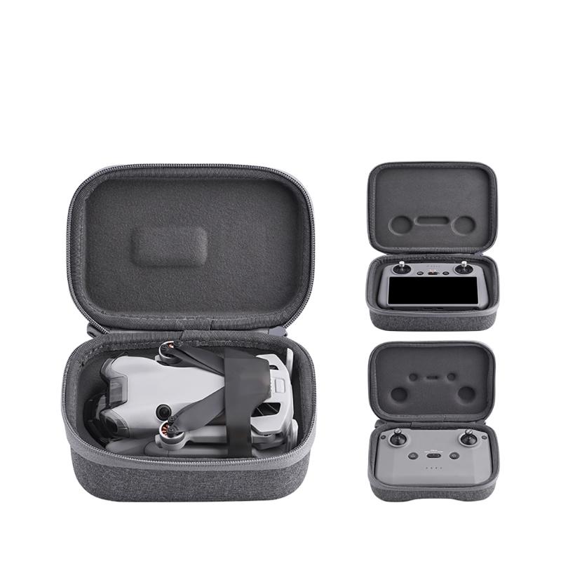 Storage Bag with Carabiner for Mini 4 Pro Quadcopter and RC2/RCN2 Remote Control Shockproof and Convenient Organiser