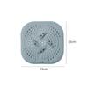 Anti-blocking Hair Kitchen Sink Filter Lightweight with Suction Cup Sink Strainer TPR Stain Resistant Floor Drain Mat Hand Sink