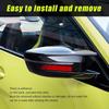 5 PCS Car Hood Stripe Sticker, Vinyl Modified Rearview Mirror Decals, Racing Sports Auto Body Side Sticker Decoration, Universal Exterior Stickers