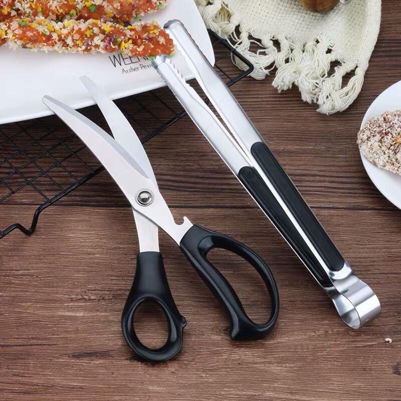 Abdo Korean BBQ Scissor & Tongs 2-Piece Set