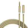 Gold-Plated Male To Female AUX Cable Audio Extension Cable Data Connection Cable Headphone Cord