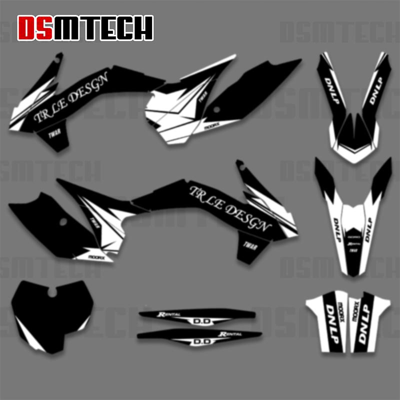 DSMTECH Full Graphics Decals Stickers kits For KTM EXC EXCF XCW 2014- 2016 125-200 250 300 350 450-500 SX SXF 2013-2015