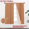 2D flat Photography Backdrop Photography Banner Brown Vertical Stripes 100% Polyester Holiday Decorations for Door, wall,
