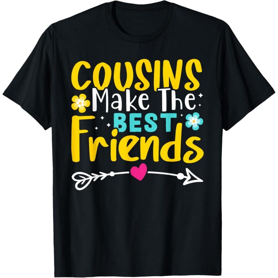 

Cousins Make The Best Friends T-Shirt XXXXXL чёрный