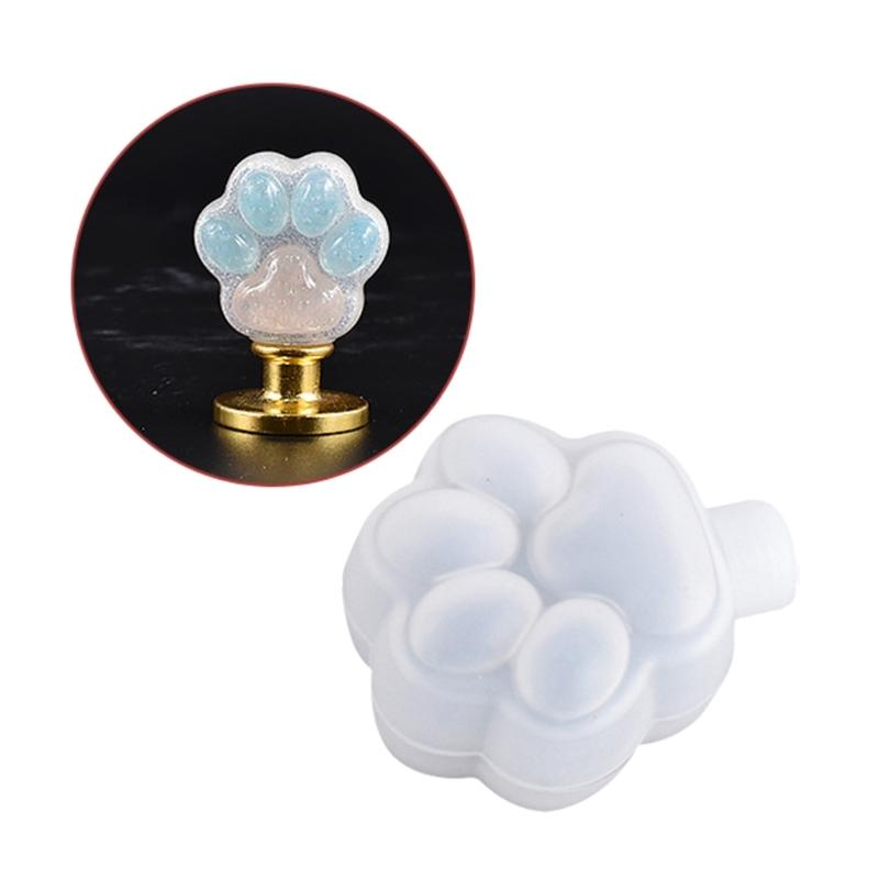 Stamp Handle Resin Mold Sealing Handle Mold Wedding Invitations Wax Seal Stamp Handle Mold for DIY Crafts Crystal