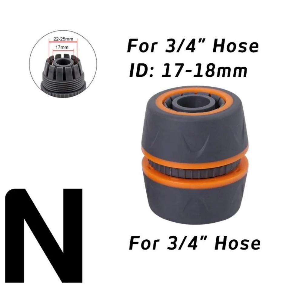 Garden Hose Quick Connector 1/2'' 3/4" Garden Water Pipe Car Wash Gun Joint Watering Pipe Fittings Pipe Connector Accessories