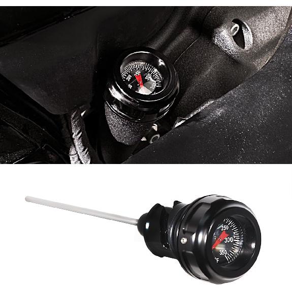 Oil Temperature Dipstick Compatible for Harley 2018-2024 Softail Slim Low Rider FXLR Breakout Fat Boy Street Bob (Chrome)